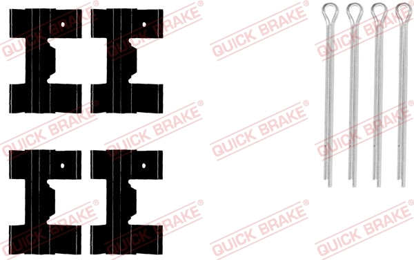 Set accesorii placute frana
