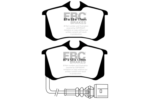 Set placute frana