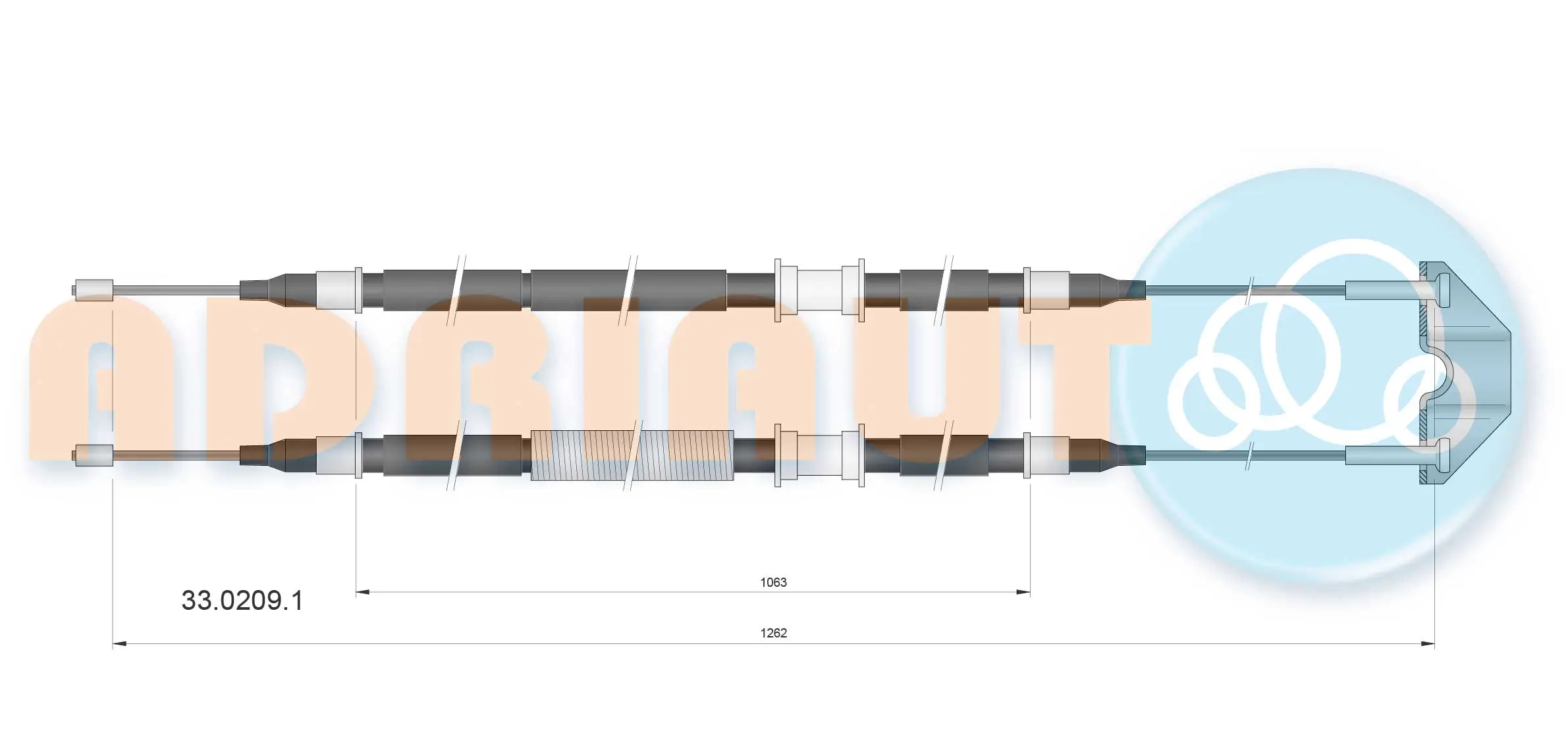 Cablu frana de mana