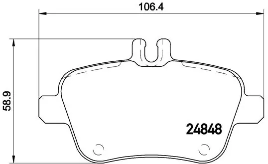 Set placute frana