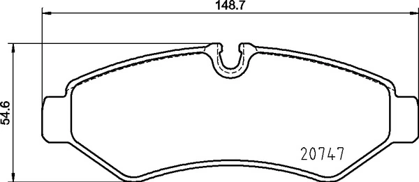 Set placute frana