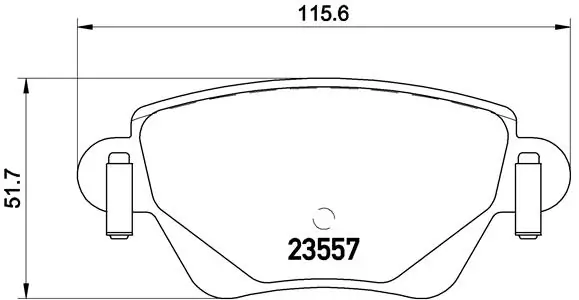 Set placute frana