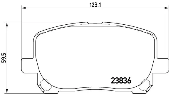 Set placute frana