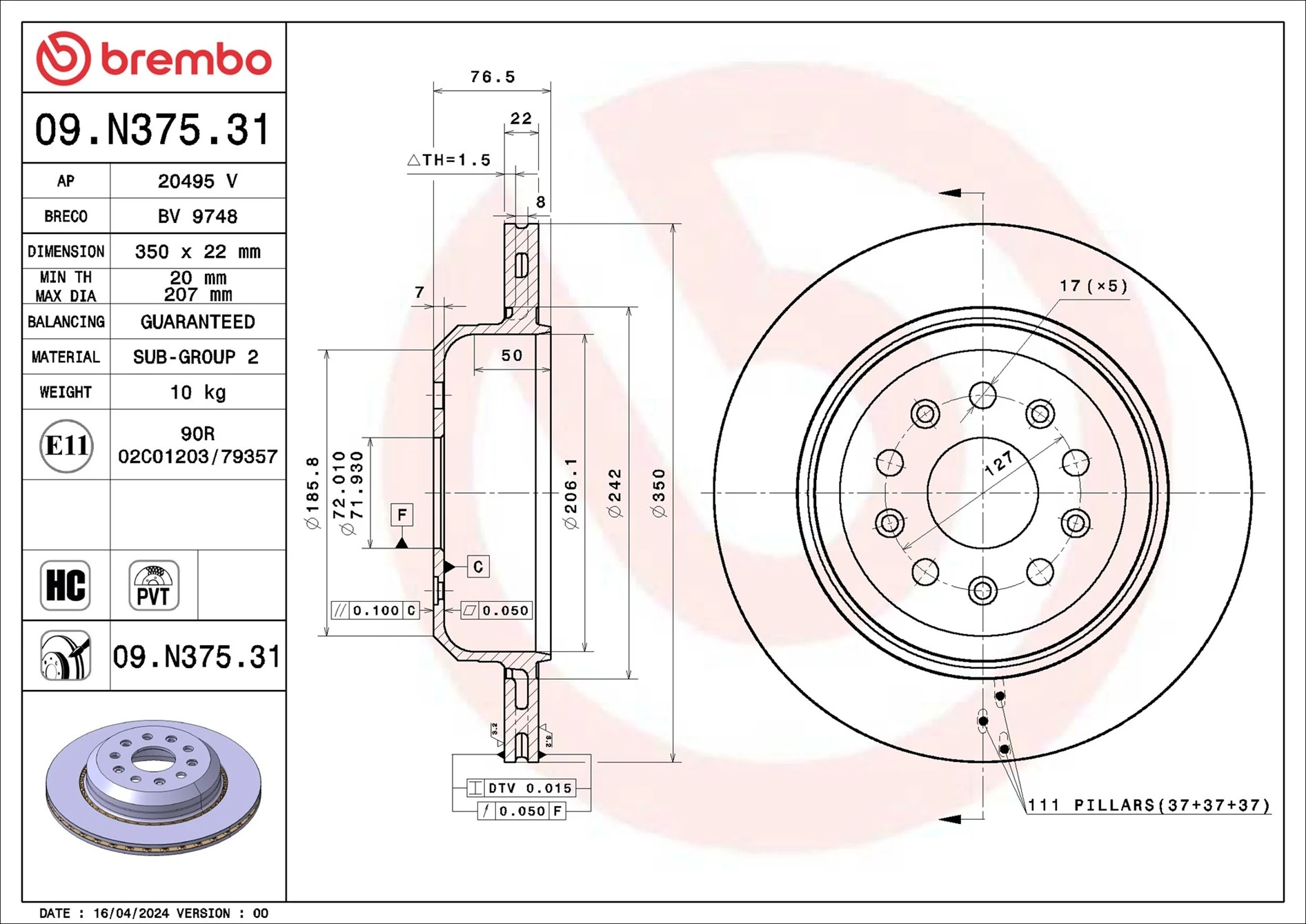 Disc frana