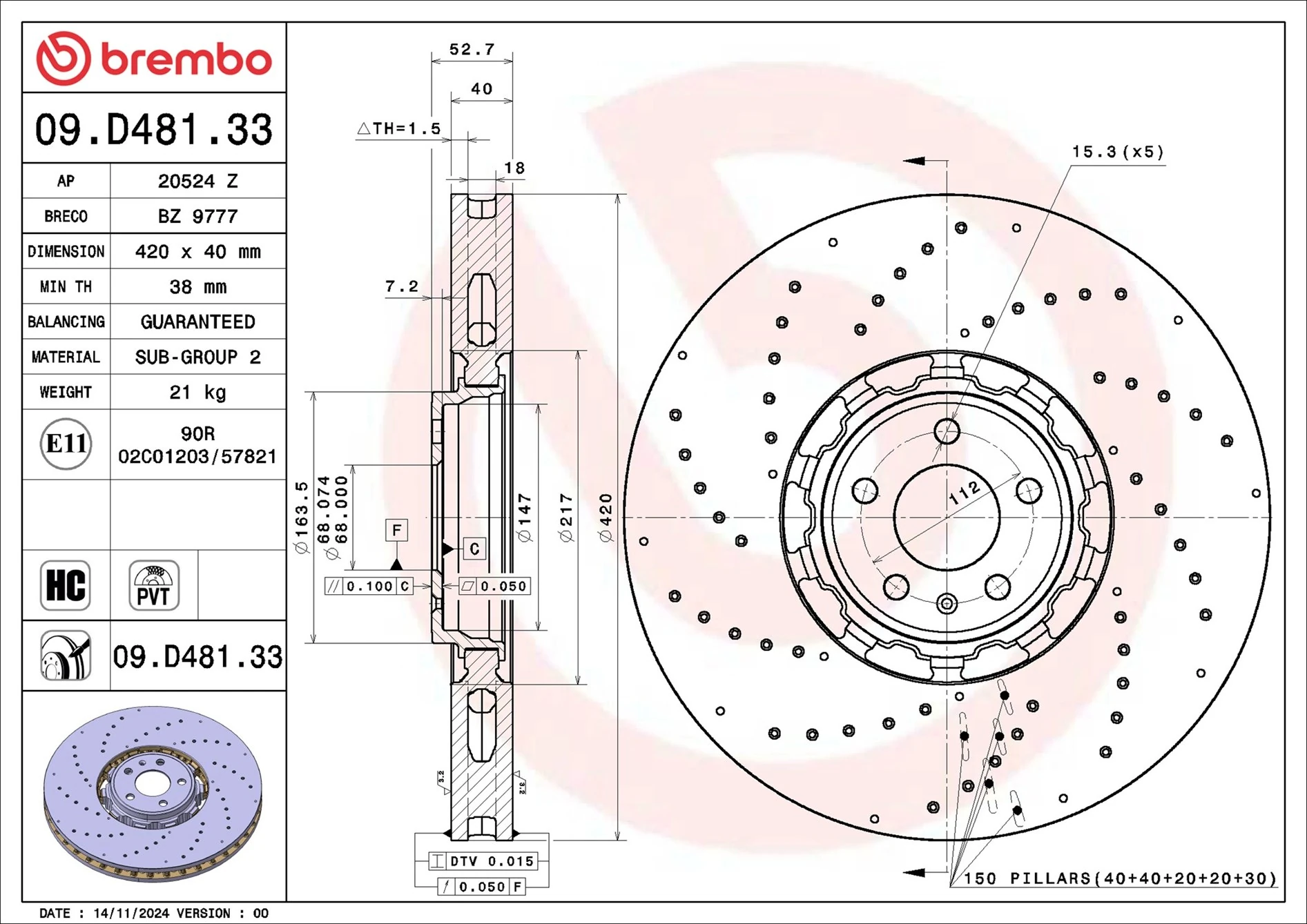 Disc frana