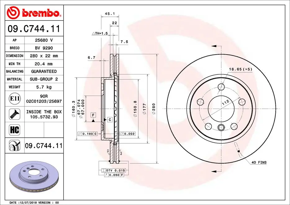 Disc frana