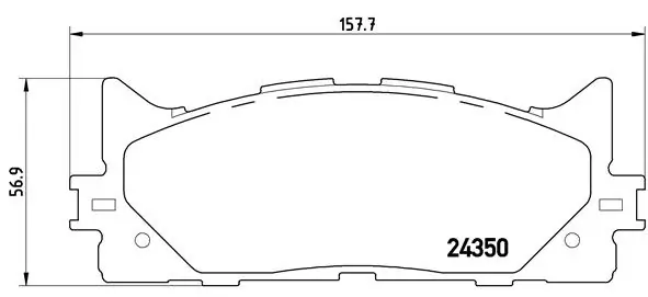 Set placute frana