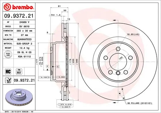 Disc frana