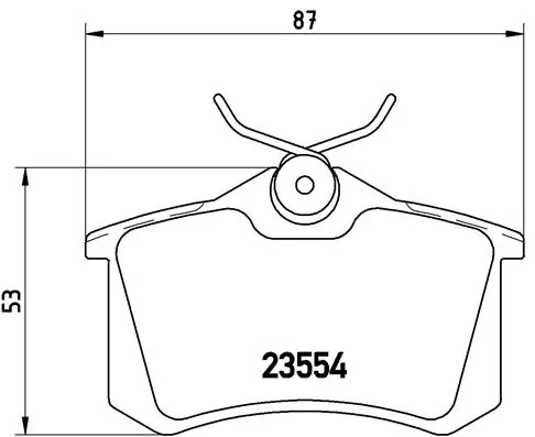 Set placute frana