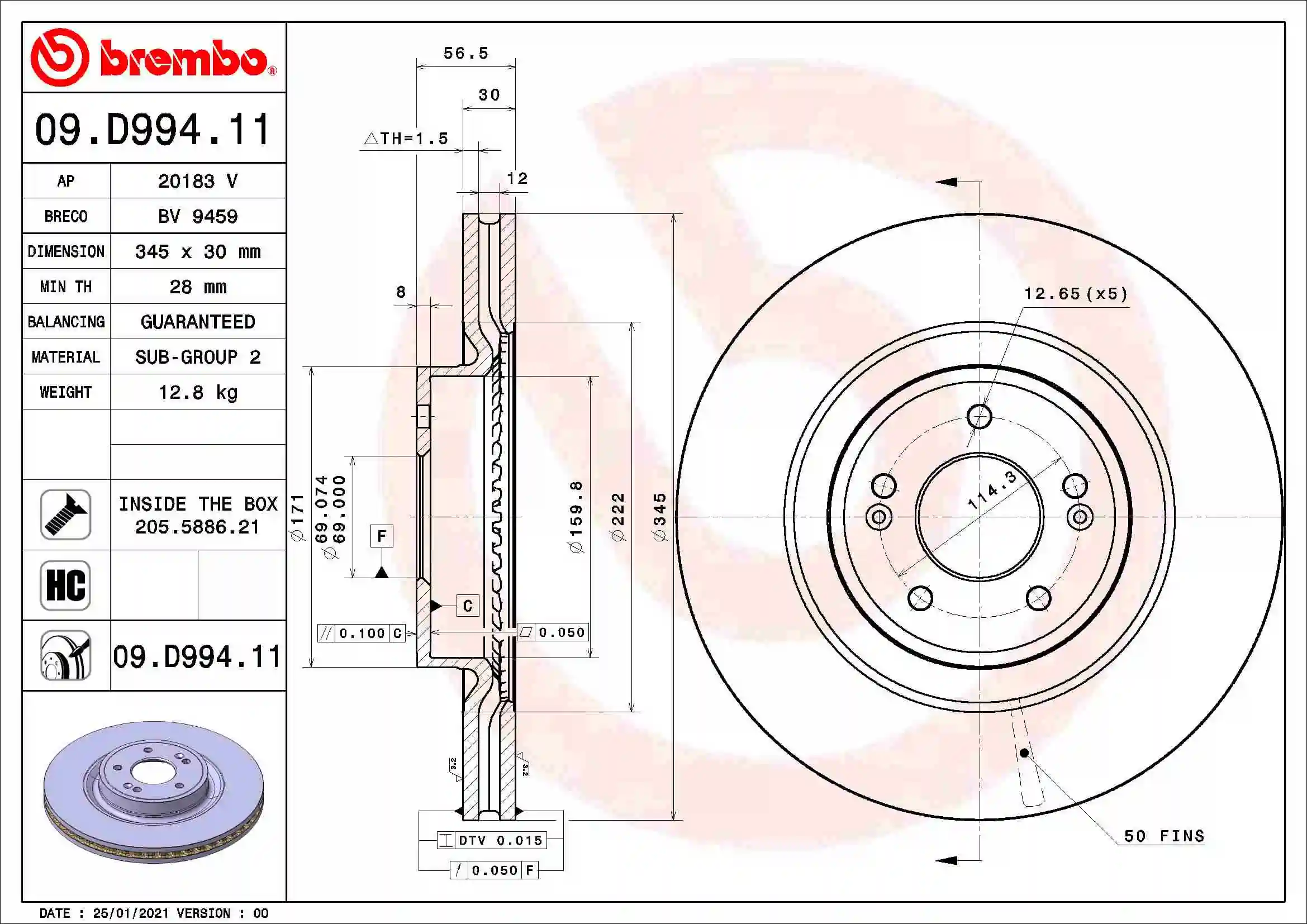 Disc frana