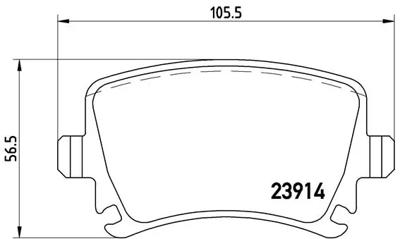 Set placute frana