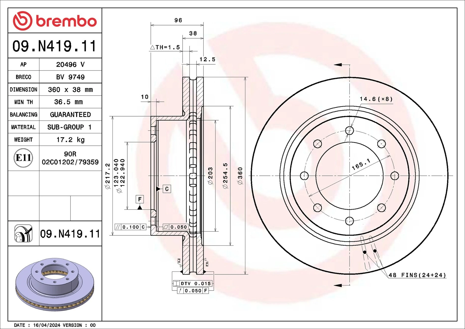 Disc frana