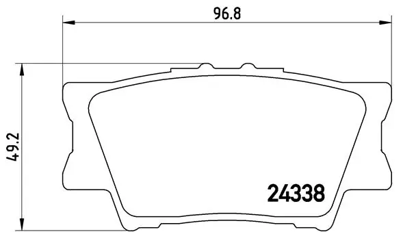 Set placute frana