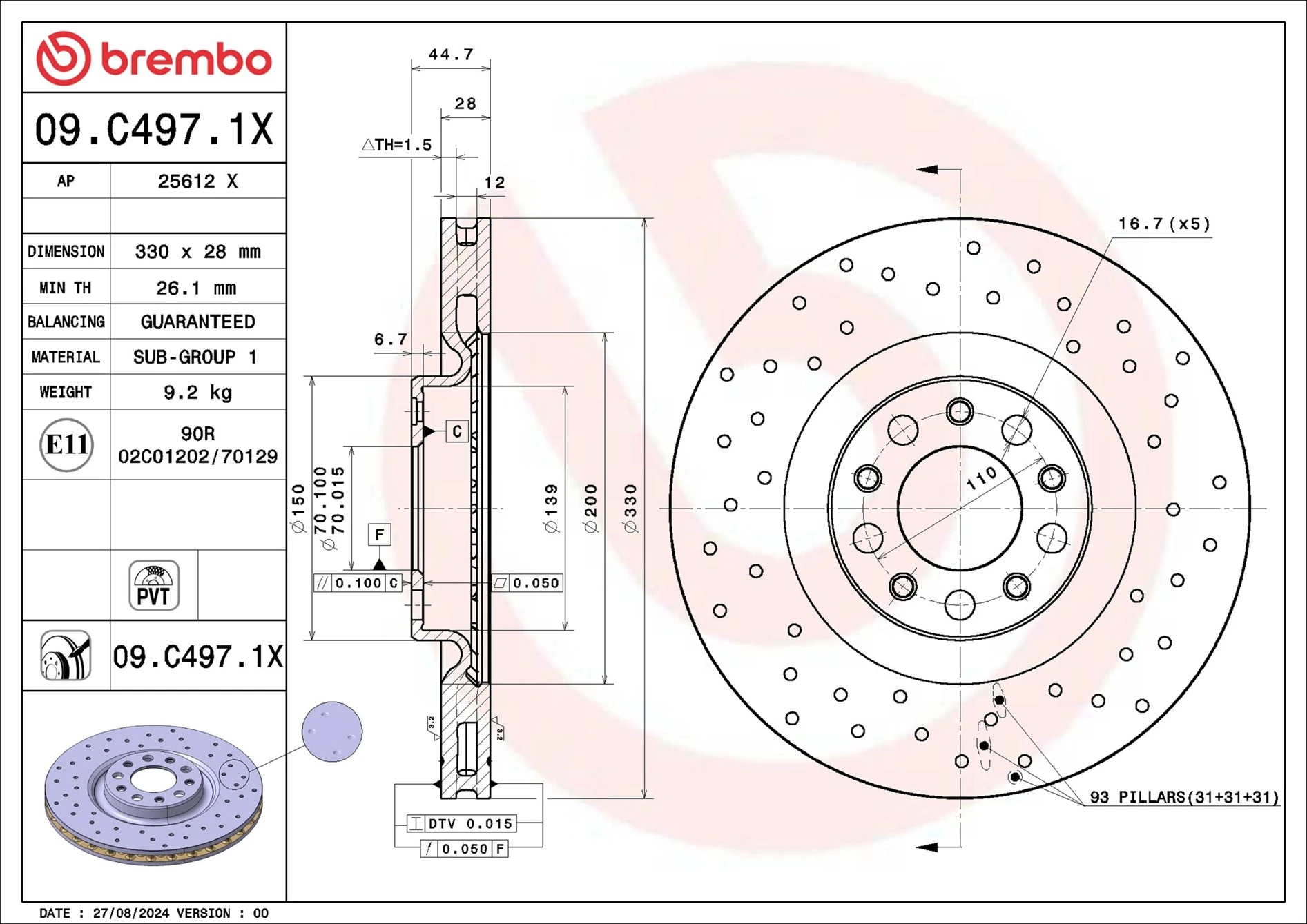 Disc frana
