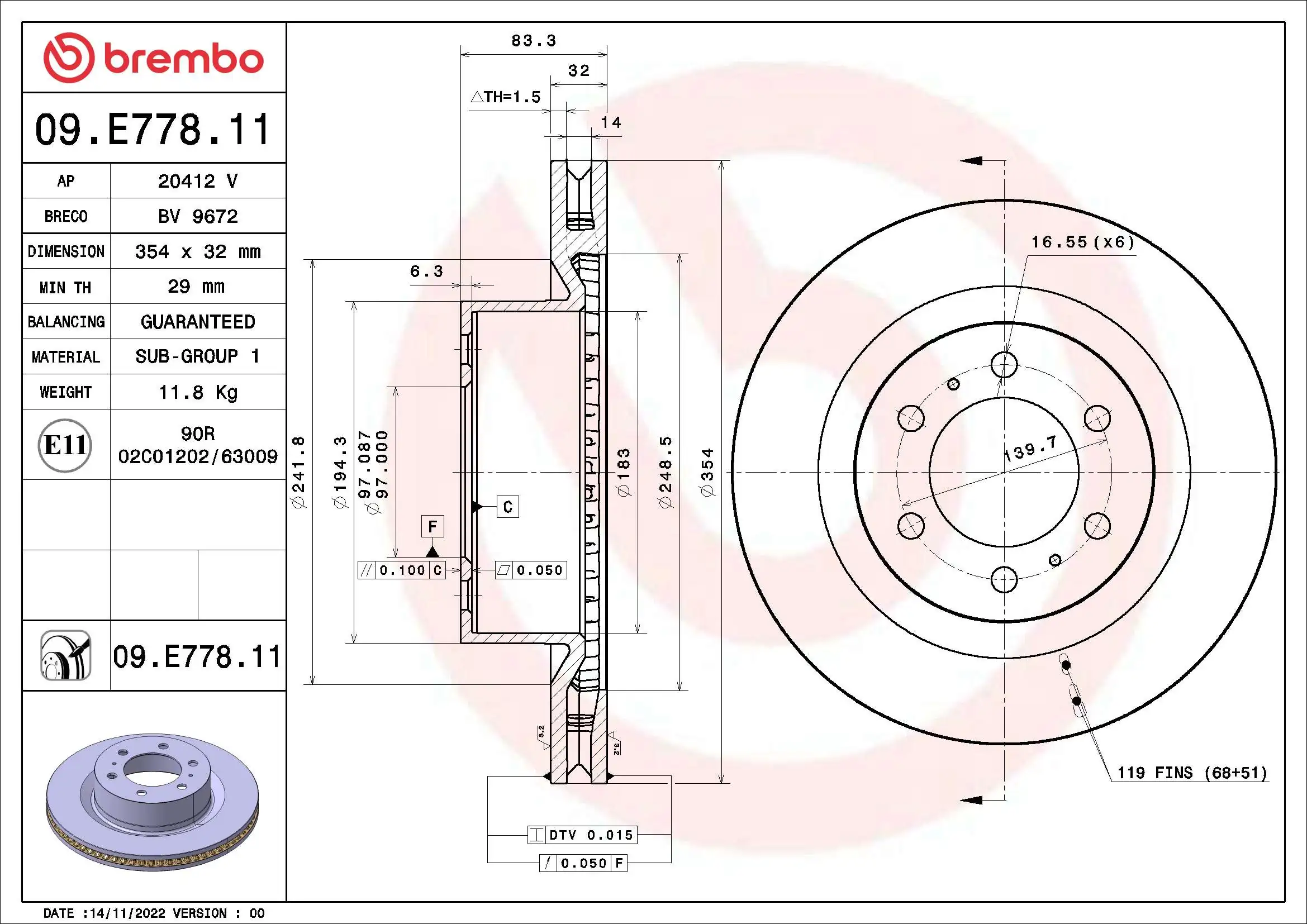 Disc frana