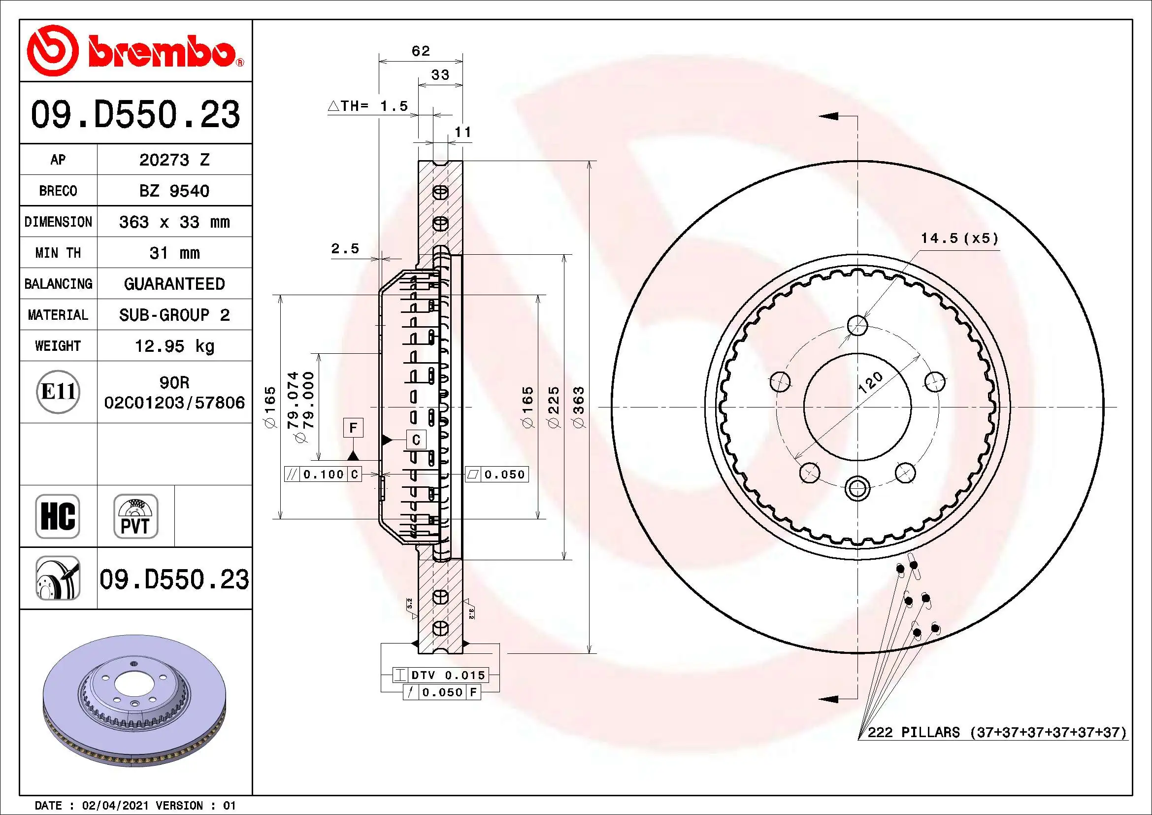 Disc frana