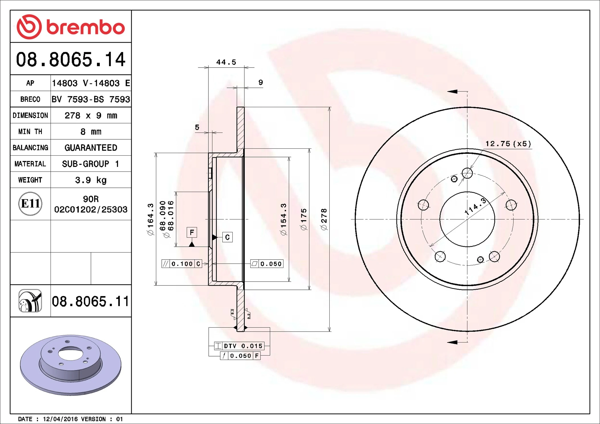 Disc frana