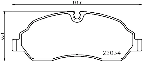 Set placute frana