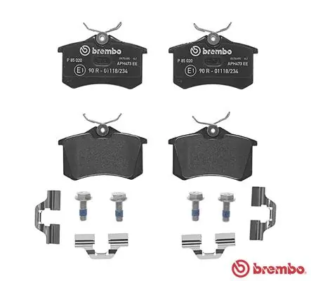 Set placute frana
