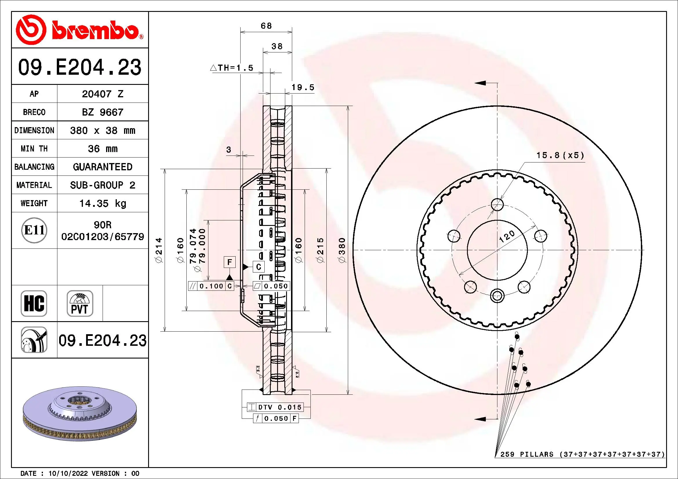 Disc frana