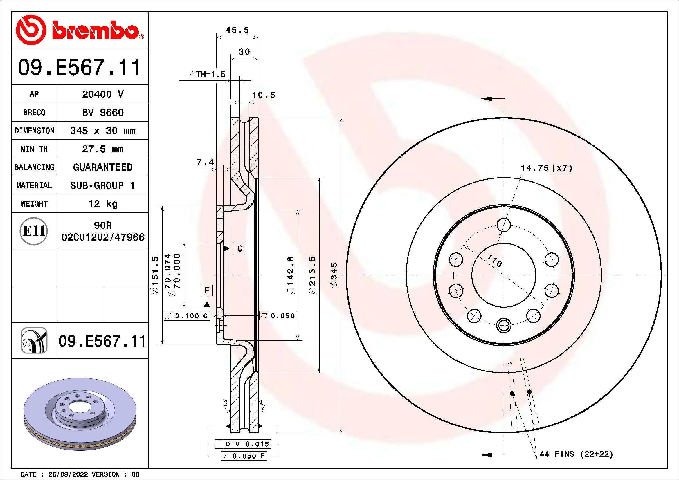 Disc frana