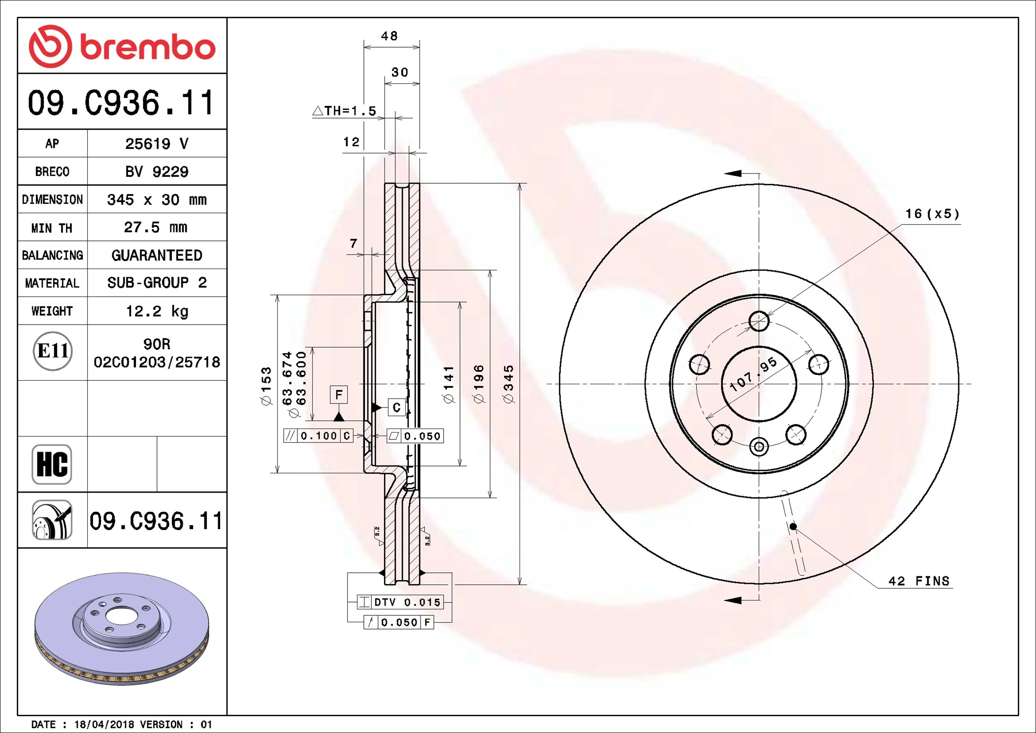 Disc frana