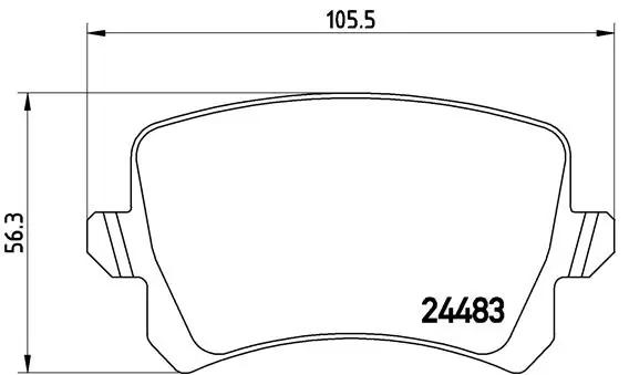 Set placute frana