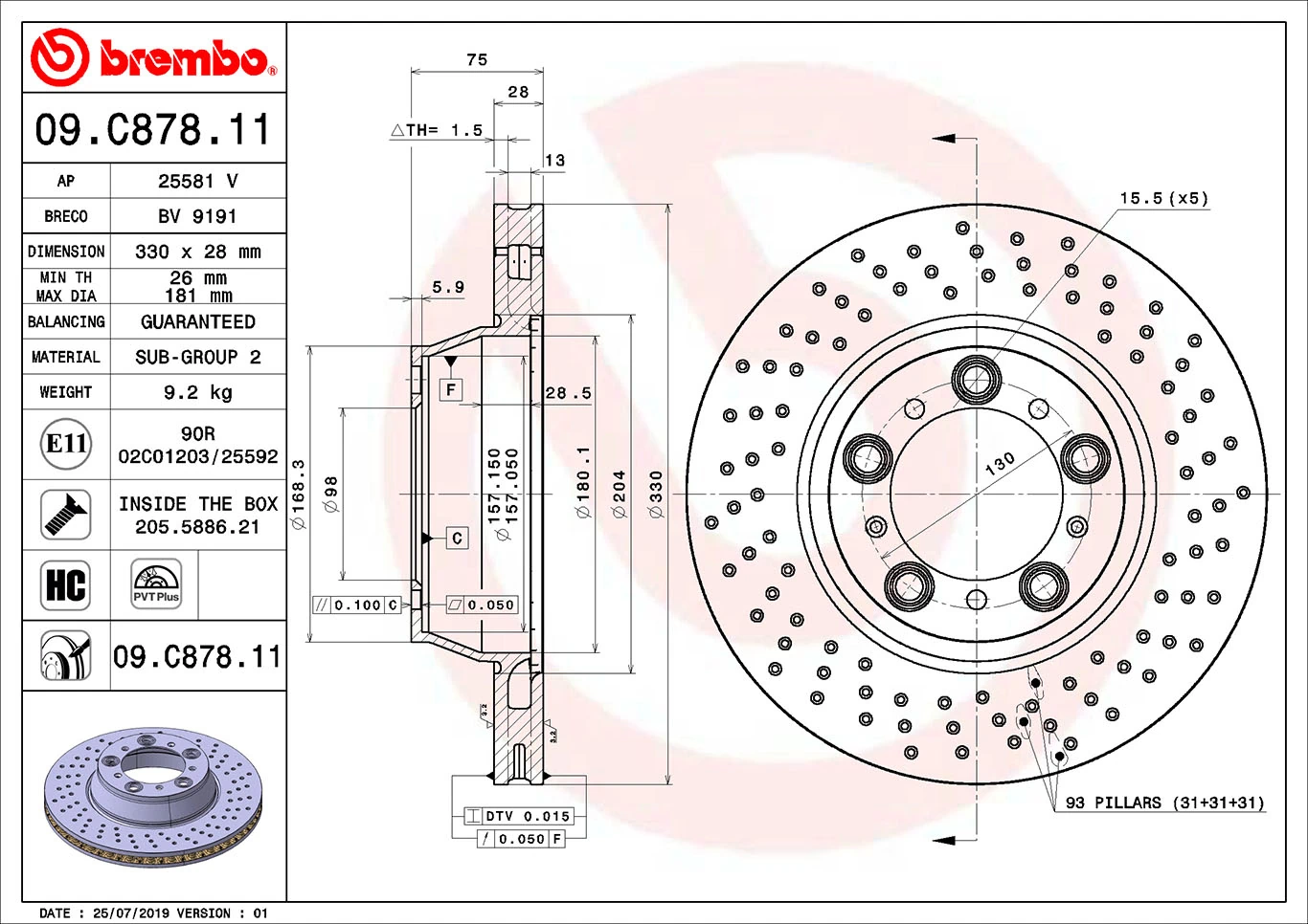 Disc frana