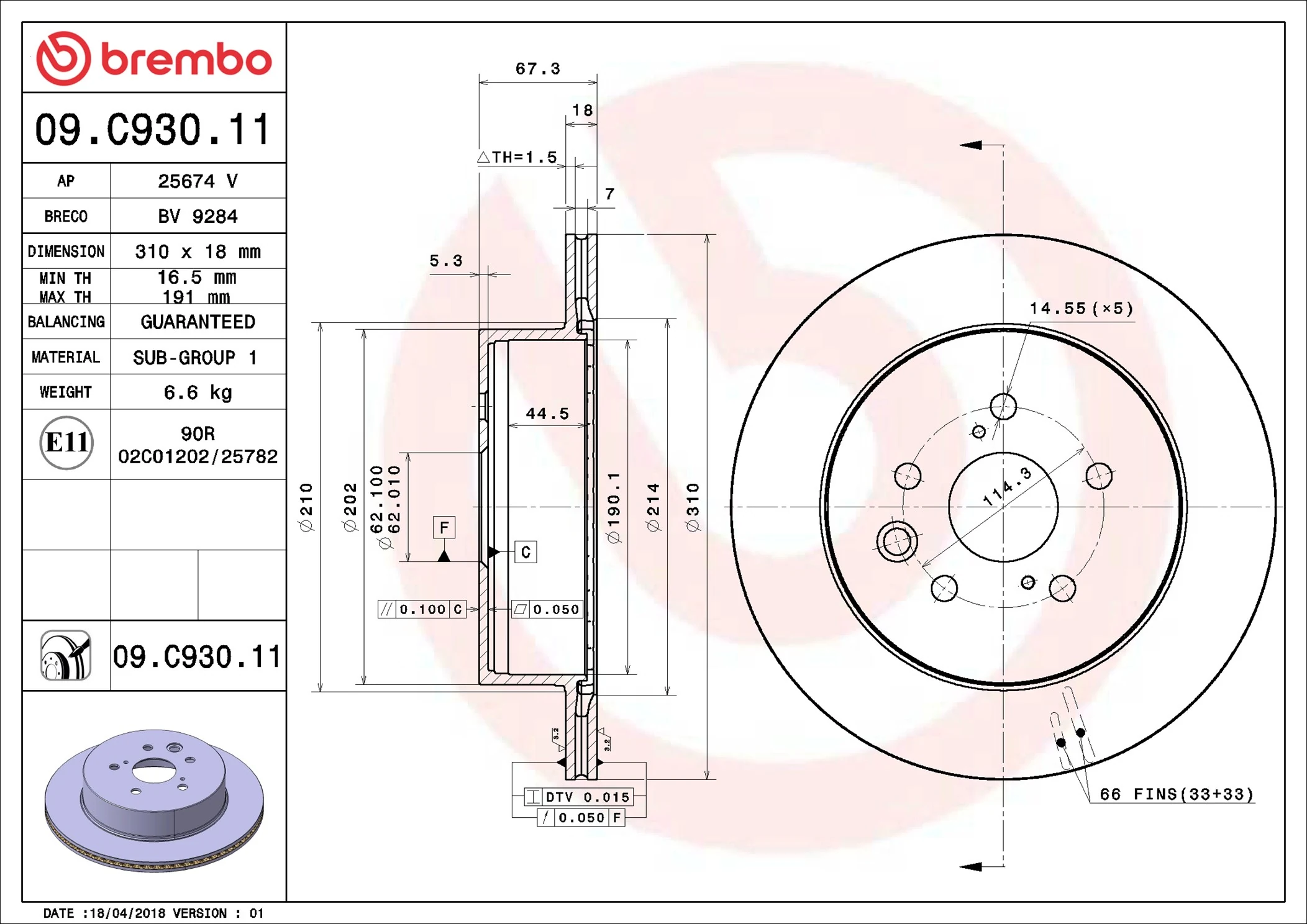 Disc frana
