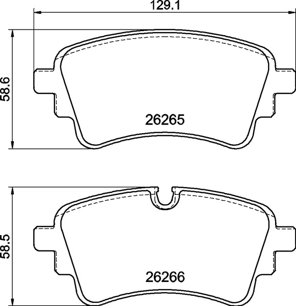 Set placute frana