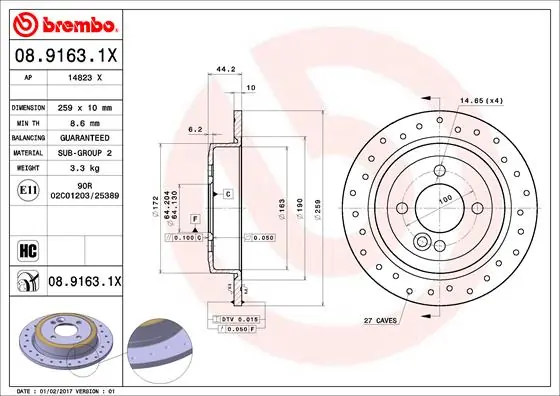 Disc frana