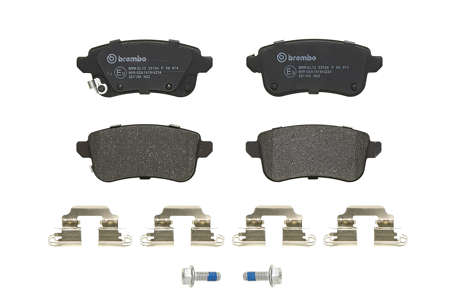 Set placute frana
