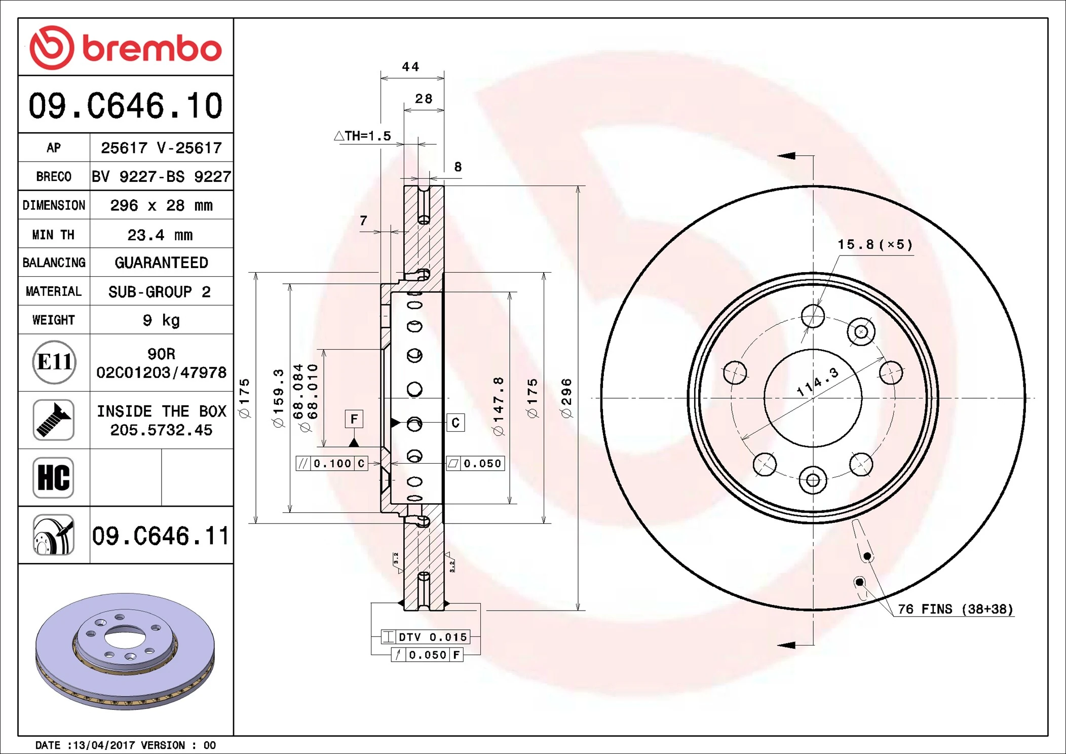 Disc frana