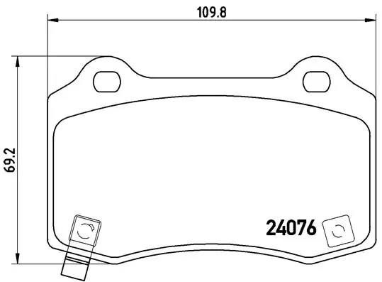 Set placute frana