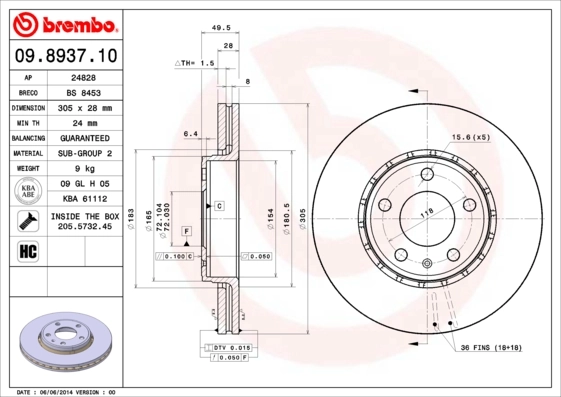 Disc frana