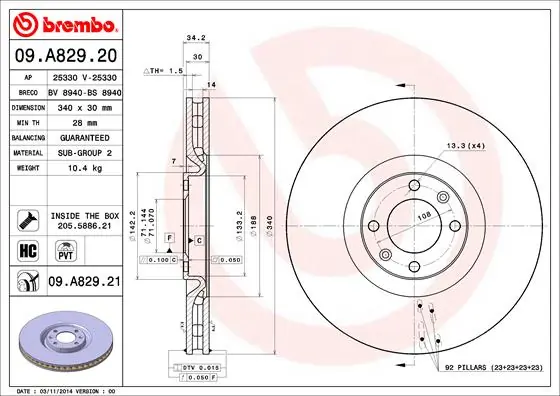 Disc frana