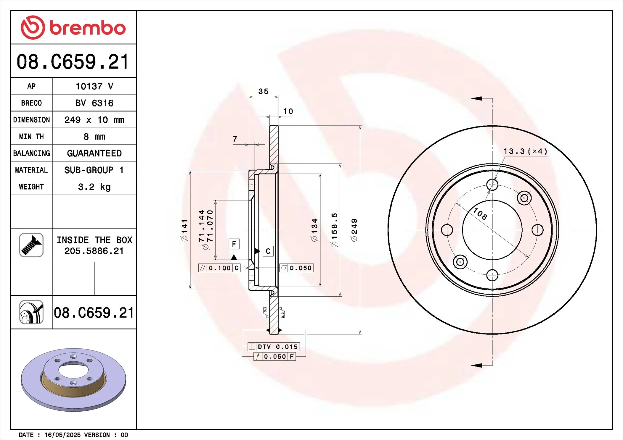 Disc frana