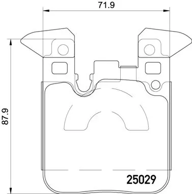 Set placute frana