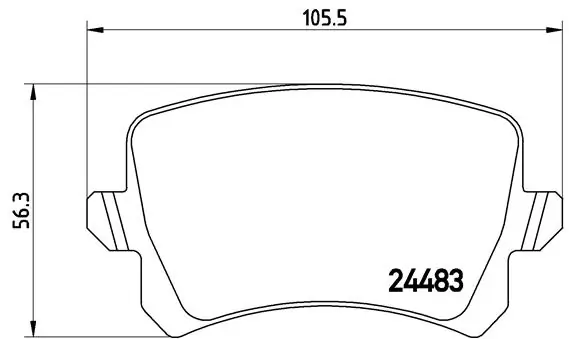 Set placute frana