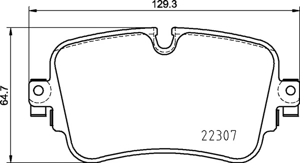 Set placute frana