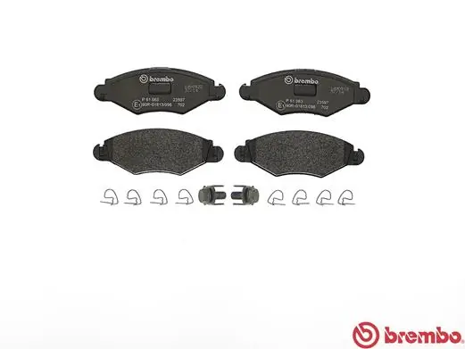 Set placute frana