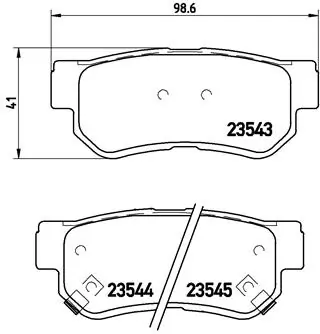 Set placute frana