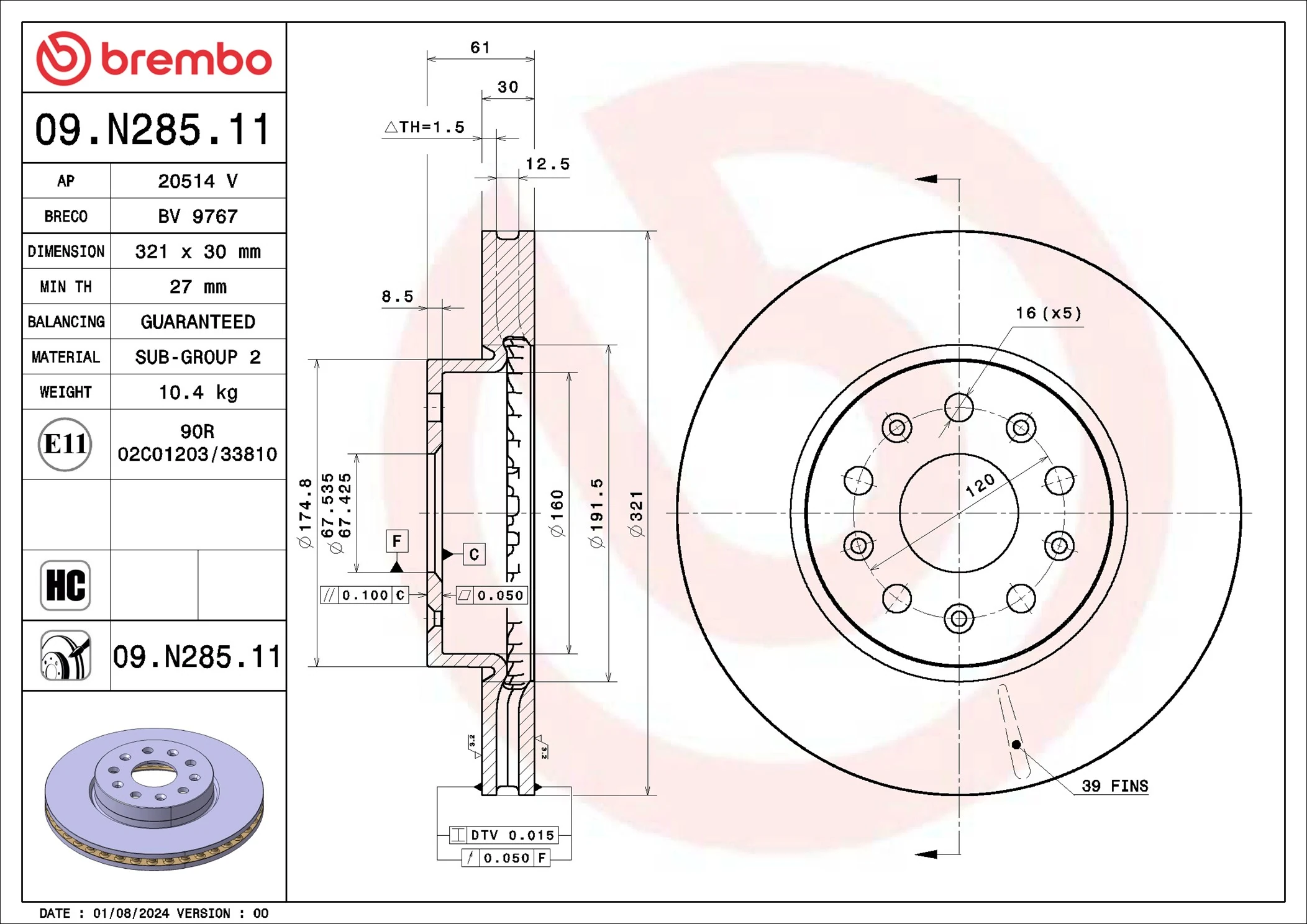 Disc frana