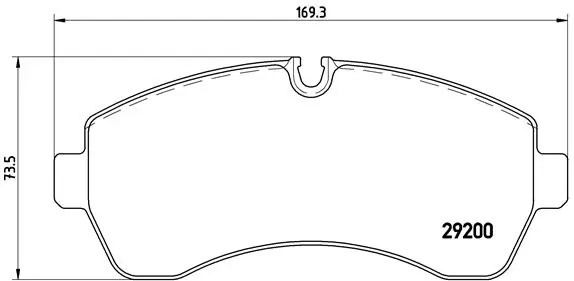 Set placute frana