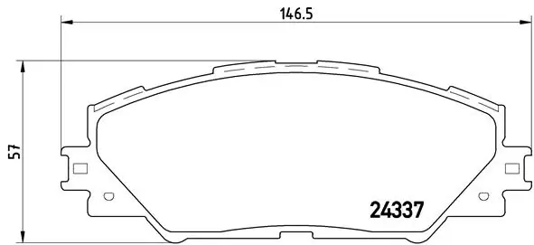 Set placute frana