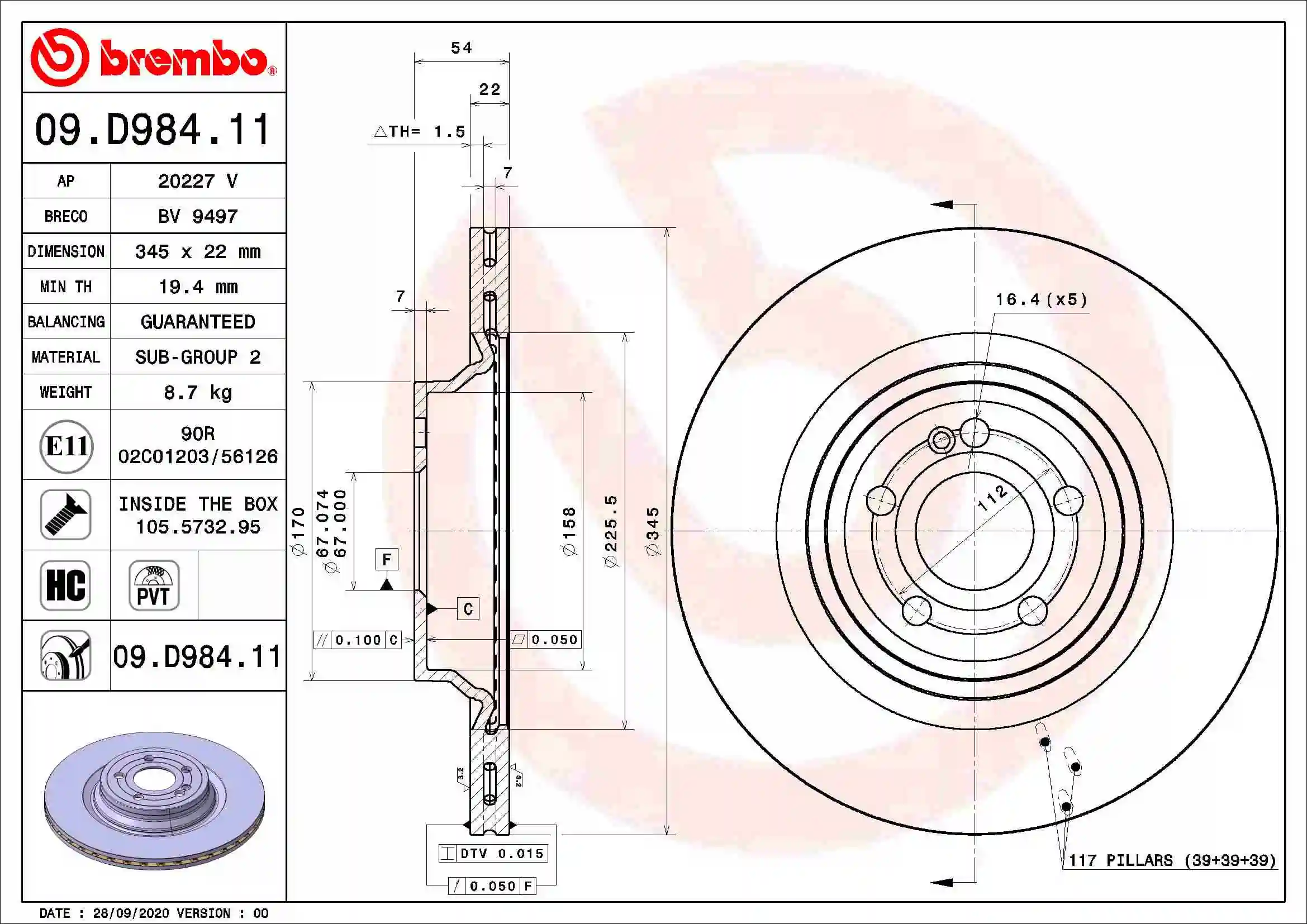 Disc frana