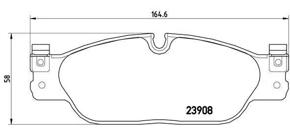 Set placute frana