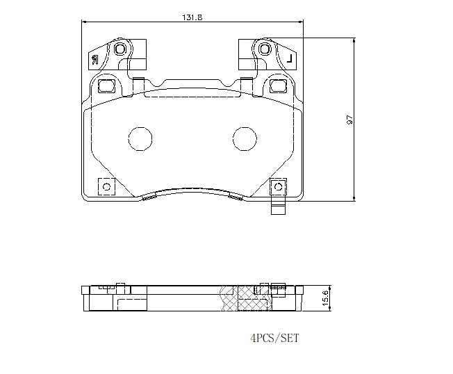 Set placute frana