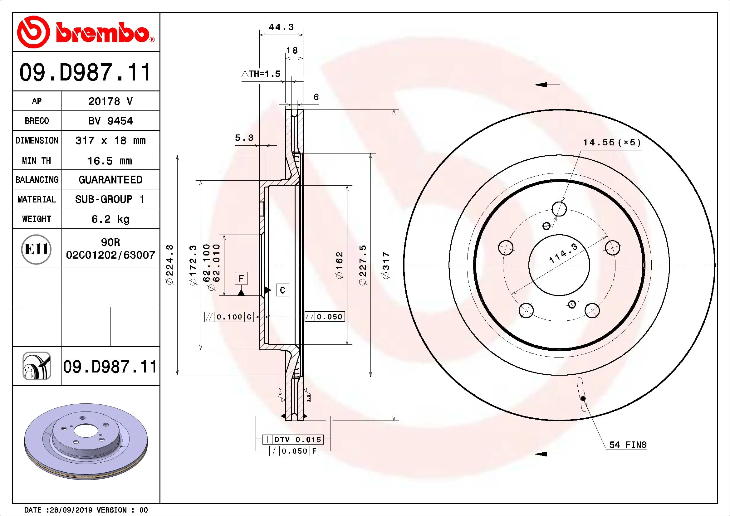 Disc frana