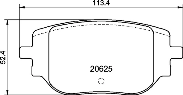 Set placute frana